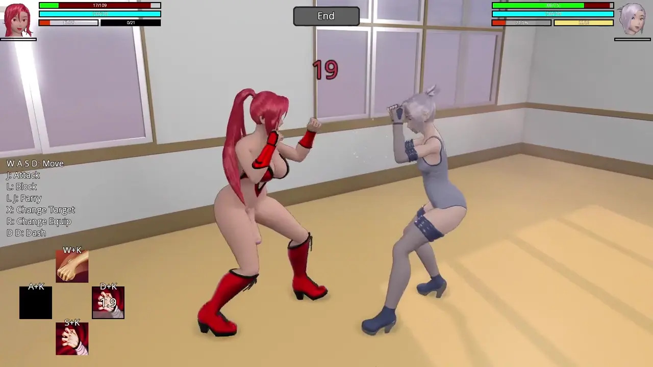 HR2 Exhibition match 2 - Ellie gets dominated