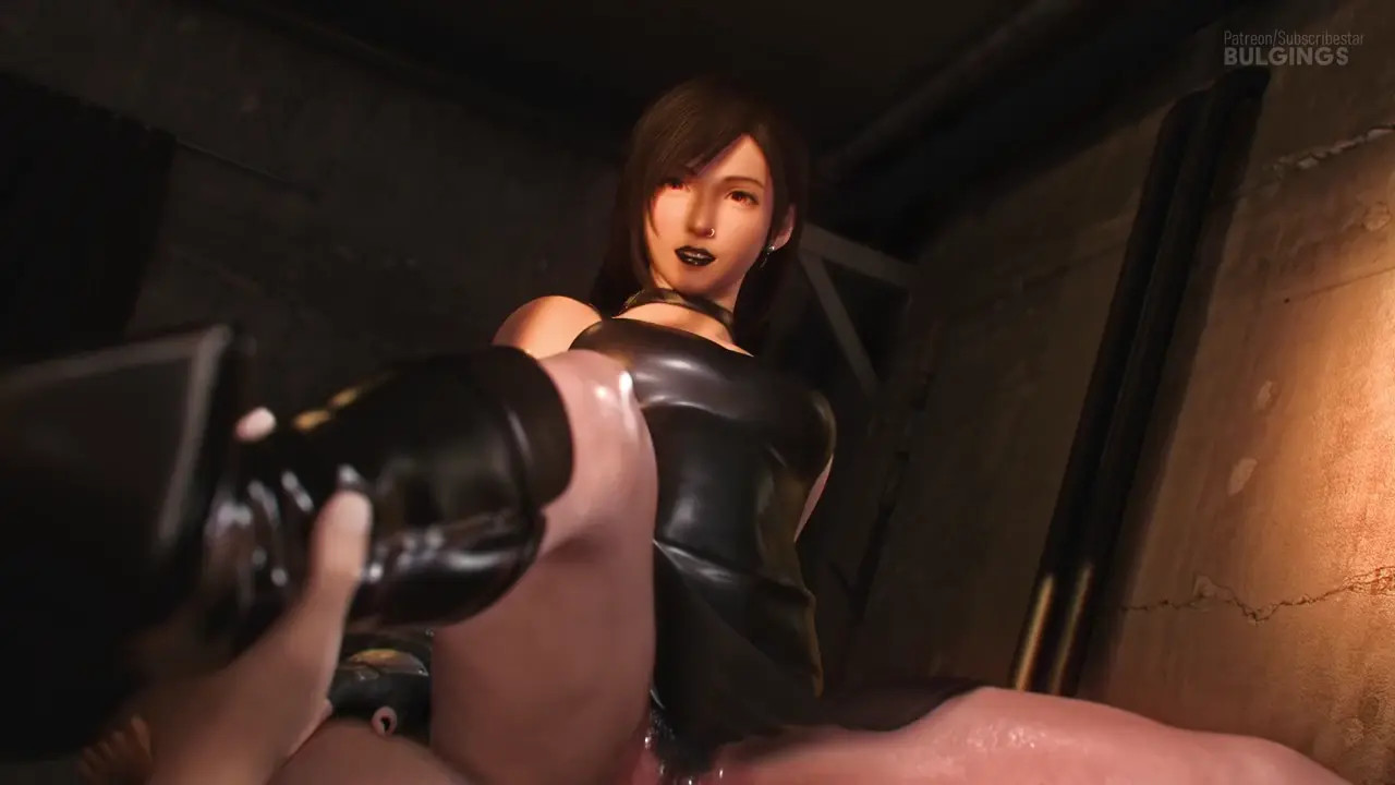 Tifa Riding (Goth Slut) [Bulgingsenpai]