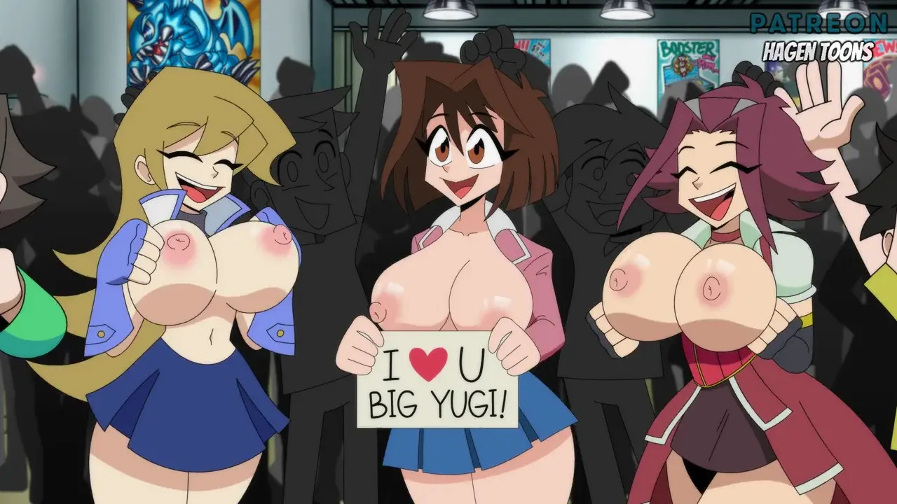 Yu-Gi-Oh girls boobies