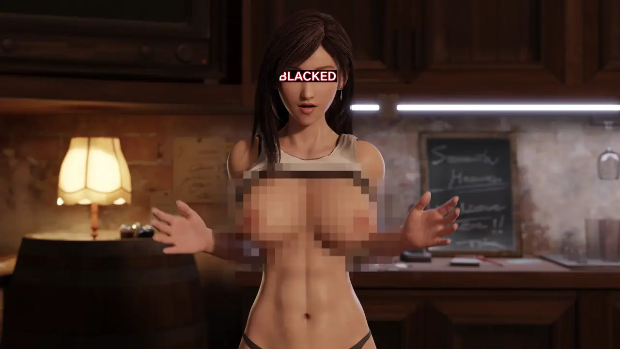 Tifa Blacked, Censored