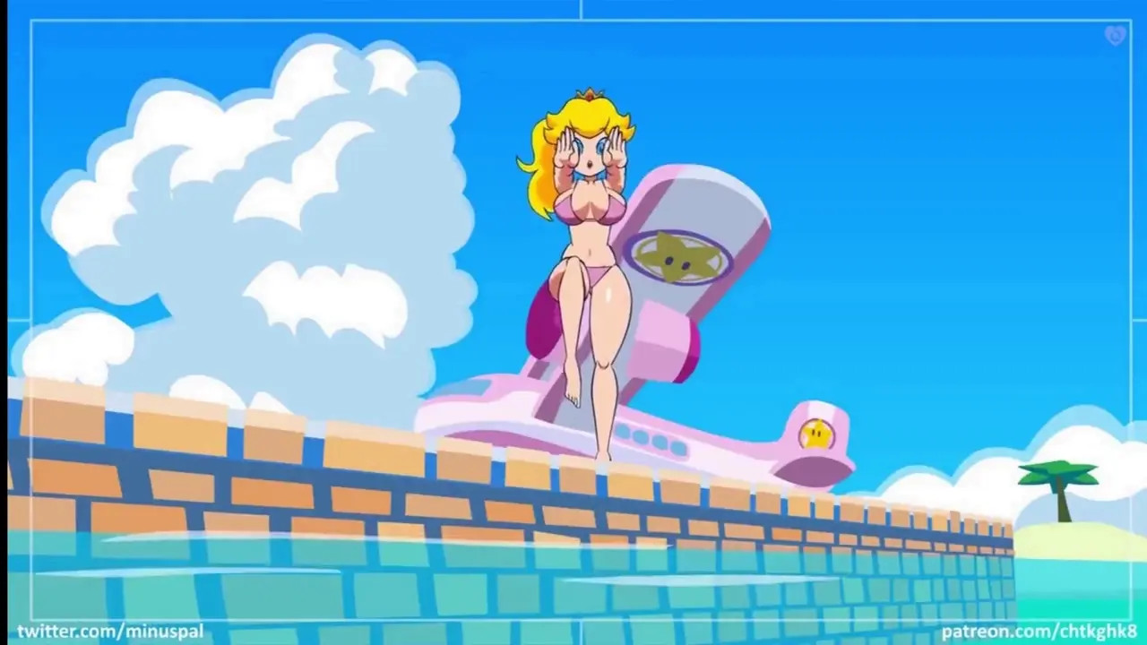 Princess Peach delfino edited by A.I. Full no self insert V1