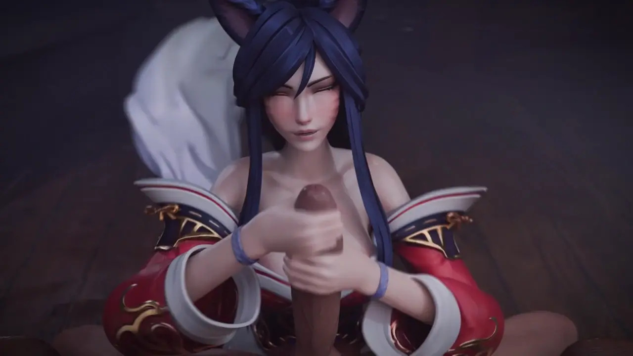 Ahri handjob