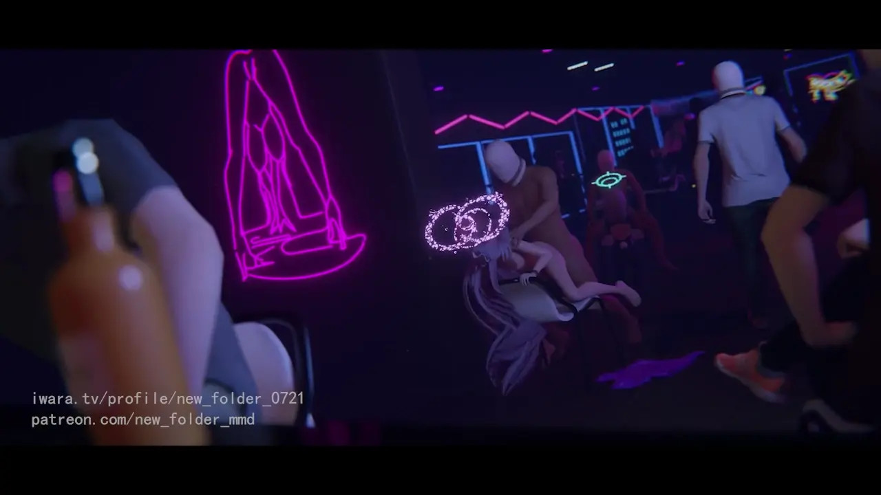 neon bar party