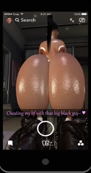 Cheating my bf with that big black guy - Second Life