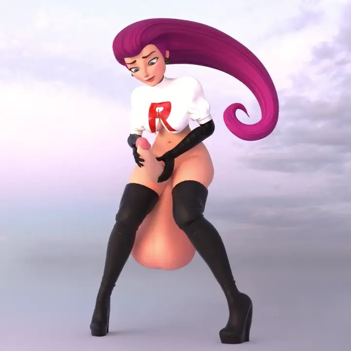 Jessie can't stop cumming!