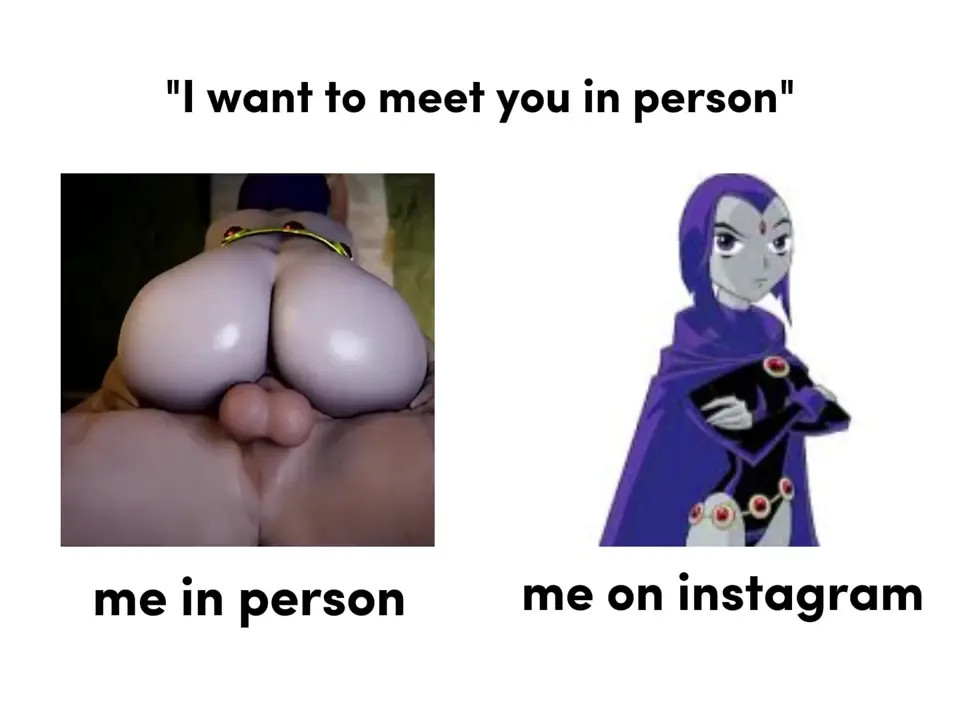 Raven meme parody porn