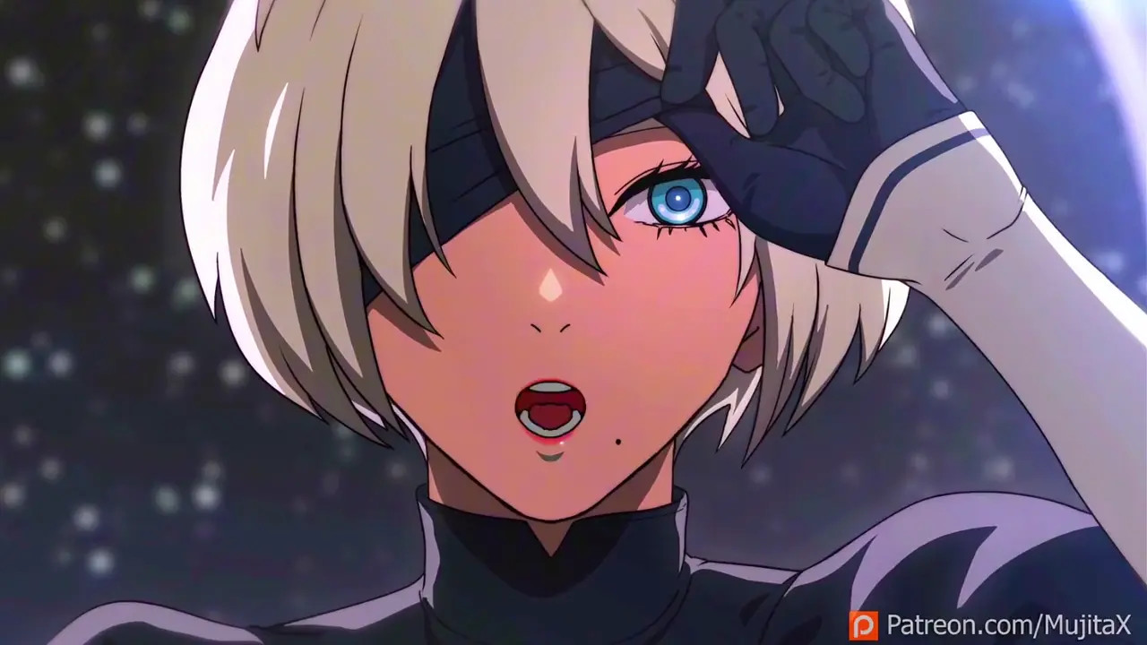 2B Giving 9S A Morning Blowjob (4K)