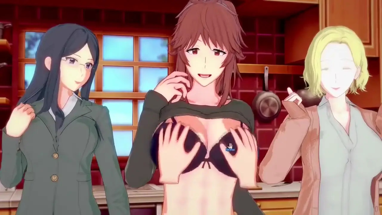 Tomo-chan Is a Girl - Milf Foursome [Hentaipuppeteer]