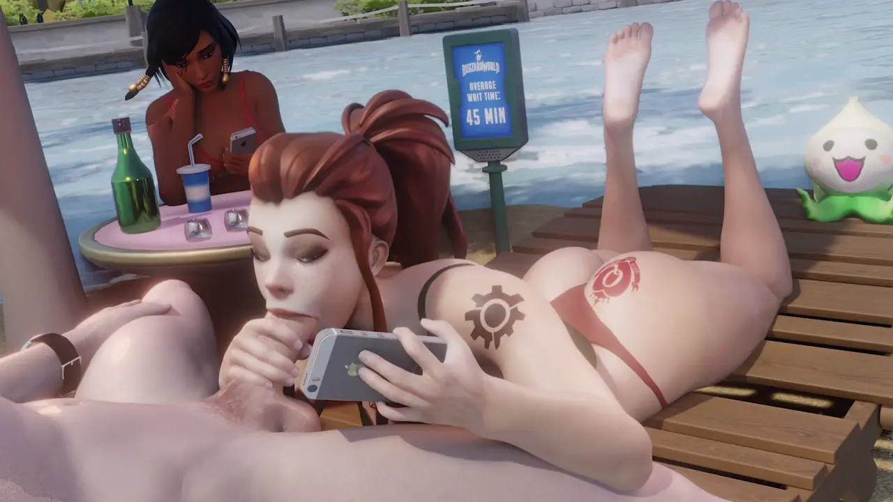 Brigitte sucks cock (Bleached)