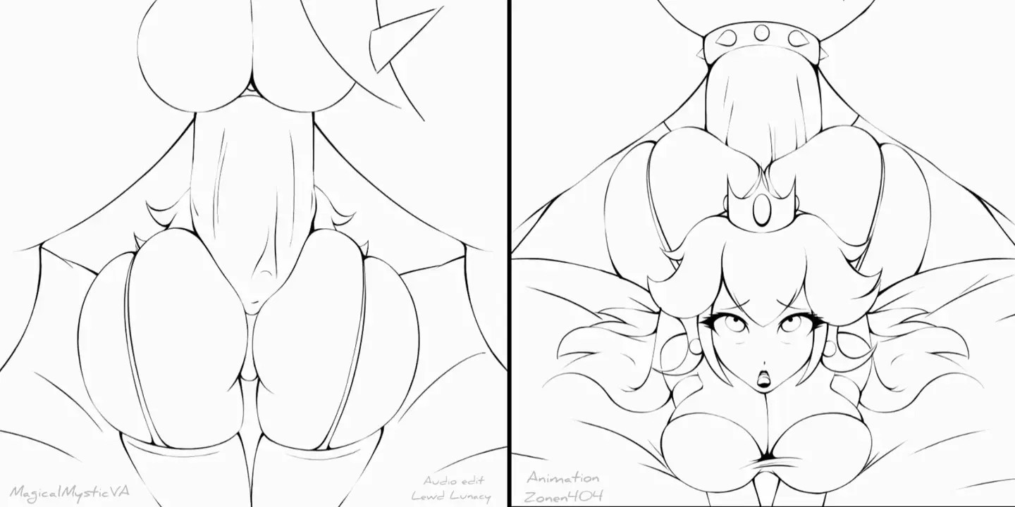 Peach gets railed by Bowser [zonen404] (MagicalMysticVA Voice)