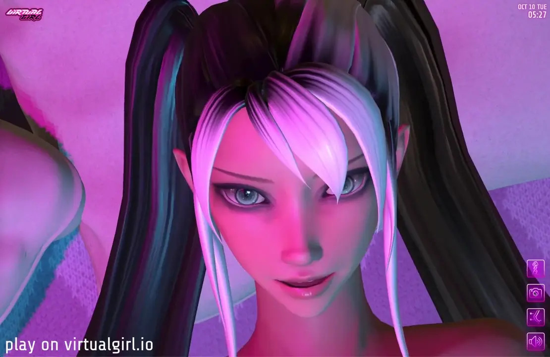 gameplay of virtualgirl browser game