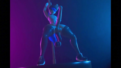 Tarantuloo pole dancing