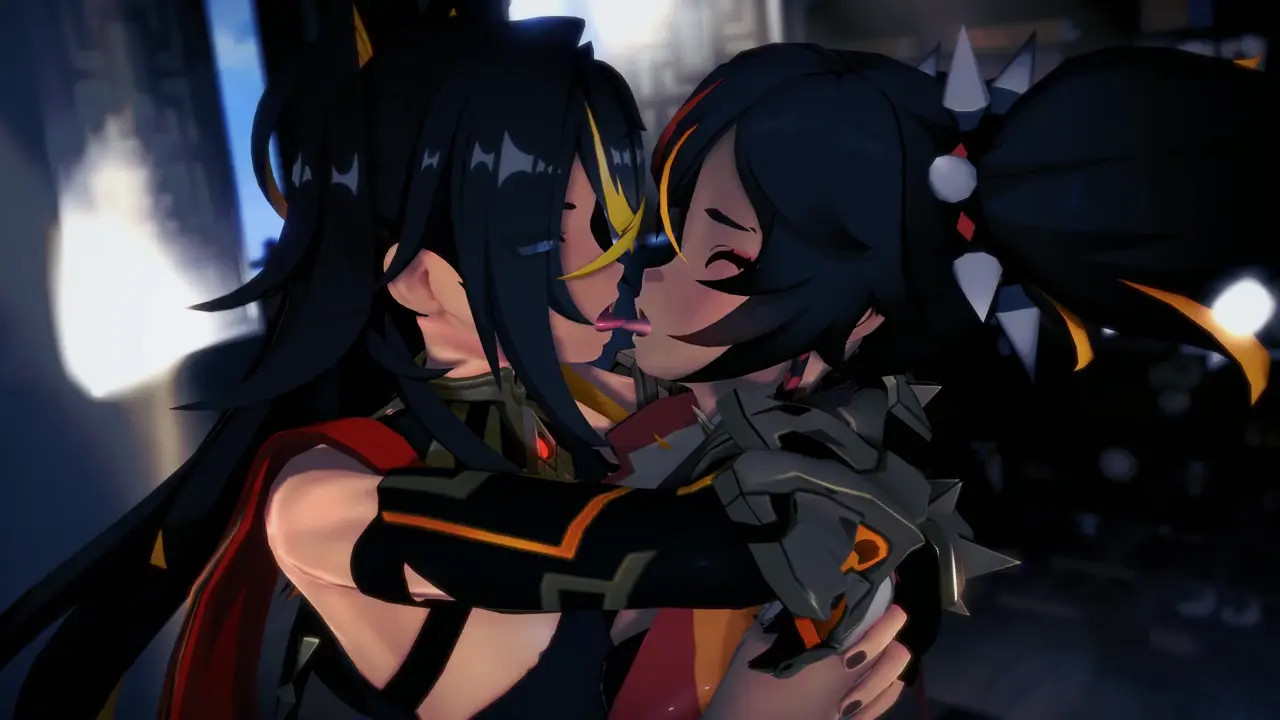 Dehya & Xinyan Flaming Makeout~ [Miruno]