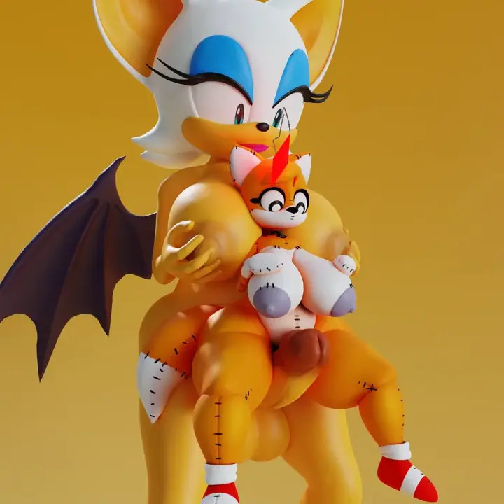 Rouge Tries Out Her New Doll