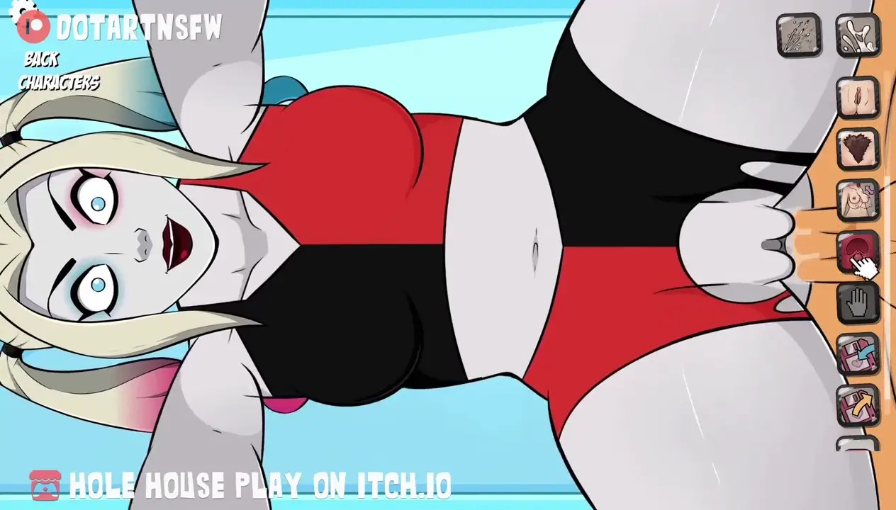 Harley Quinn DoggyStyle Dripping Creampie - Hole House