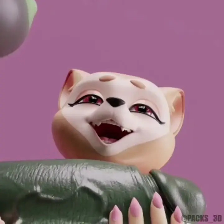 Shiba Smelling Big Cock