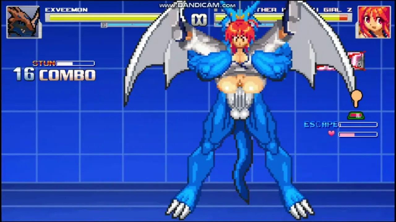 Exveemon x Kung Fu Girl