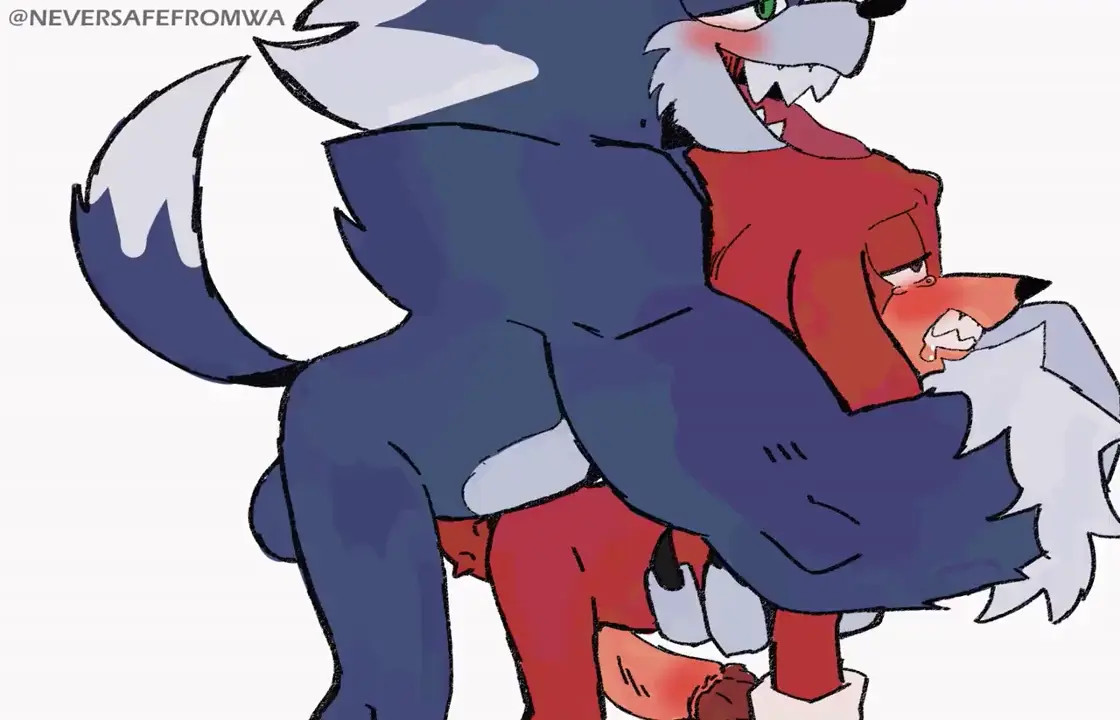 Werehog fucking Knuckles [NeverSafeFromWa]