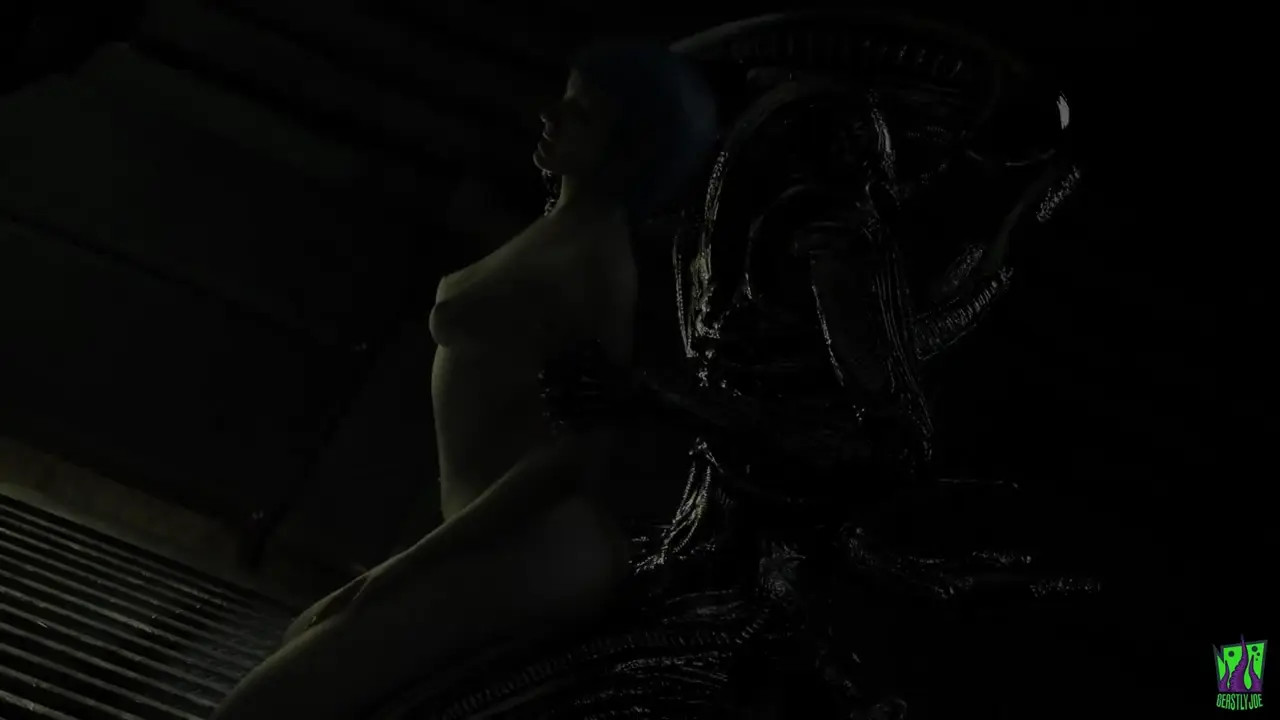 Evelyn Parker Passionate Sex With The Xenomorph [BeastlyJoe]