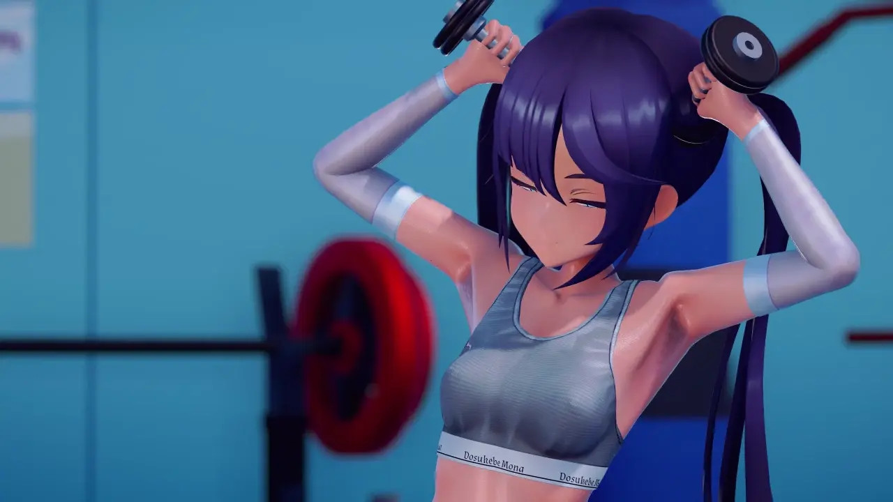Kurodama lewd attack in the gym