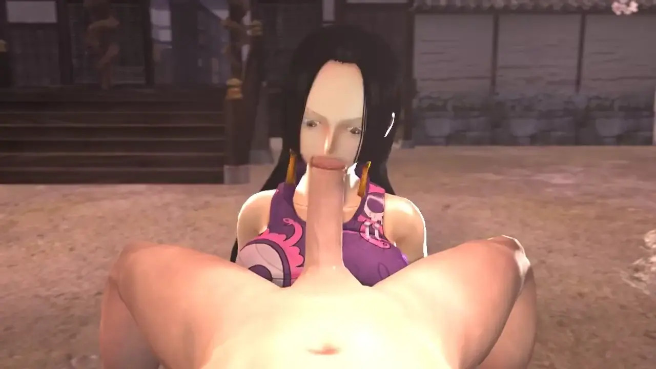 Boa Hancock Deepthroats Cock