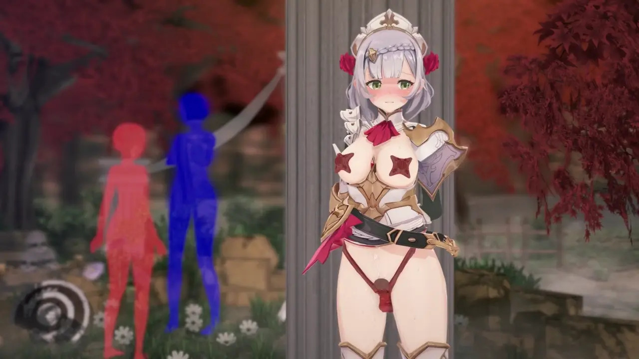 Noelle parasitized by a tentacle suit
