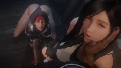 Tifa & Jessie Handjob Facial [Blacked][9Nithes][4K]