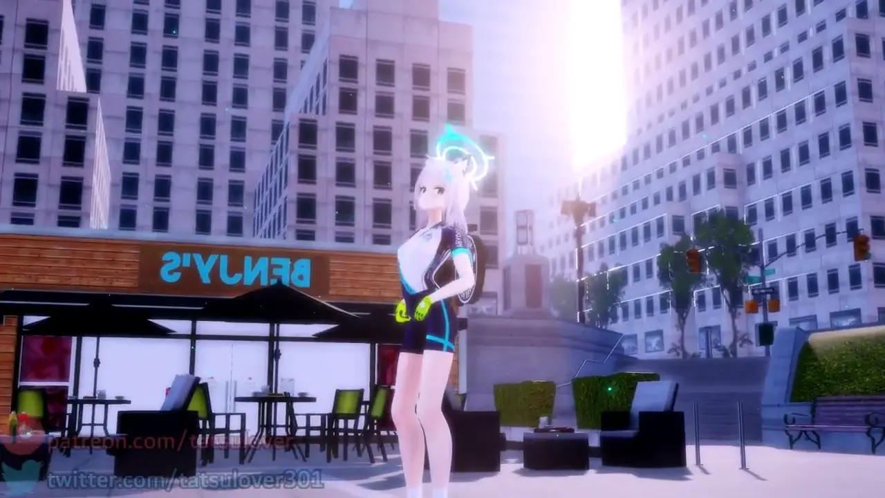 【R-18 MMD】 Jun Hyo Seong(전효성) - Good-night Kiss - Sunaookami Shiroko