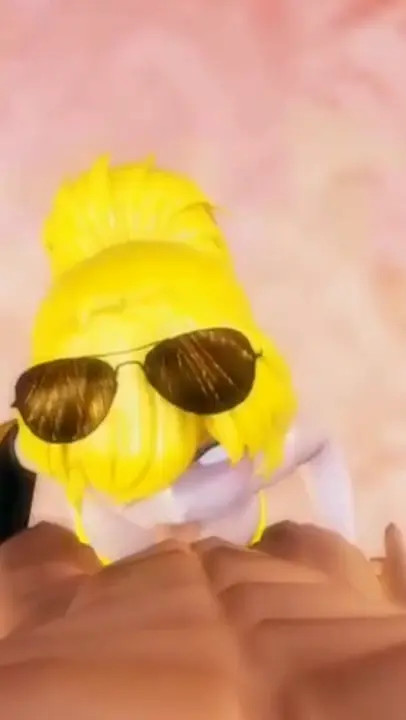 Yang blowjob & cum on face RWBY animation short