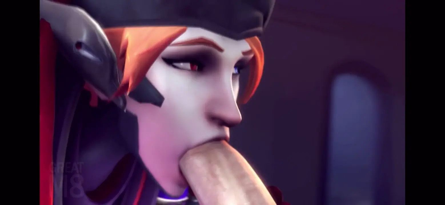 Moira giving a thighjob