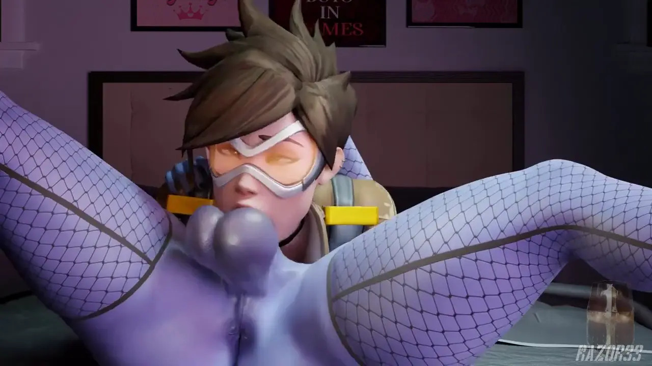 Overwatch Animation #2 Tracer x Widowmaker Futa