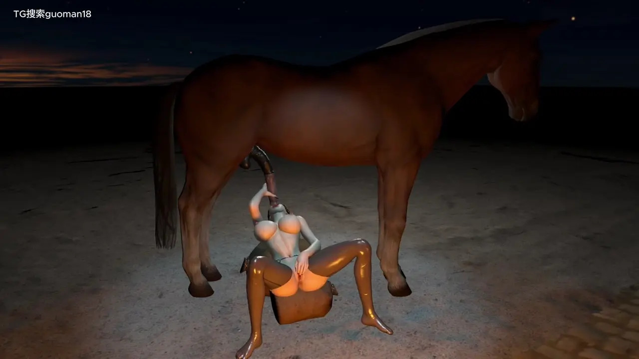 Vam-Medusa serves a horse