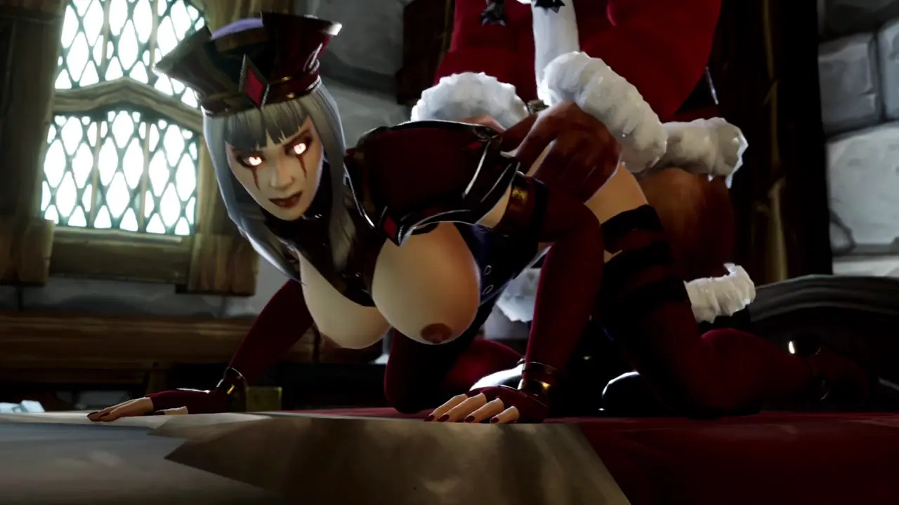 Hot Human Female banged by Santa