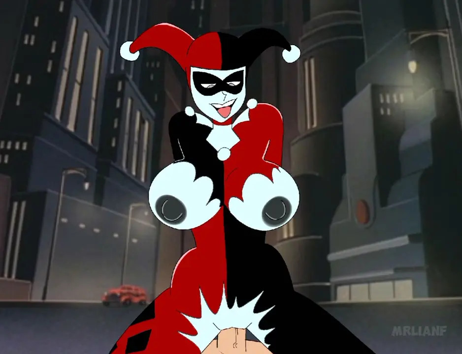 Harley Quinn rides a big dick