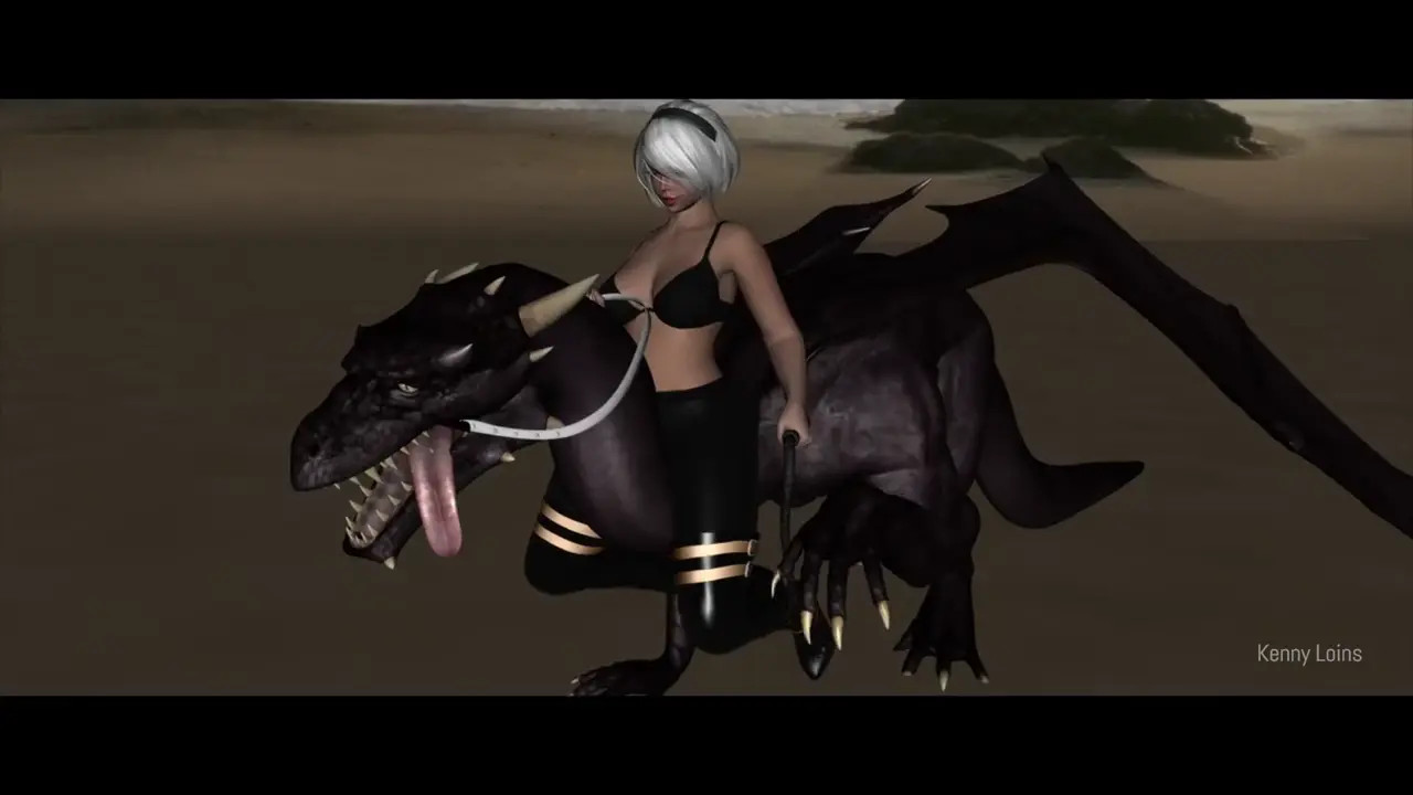 2b neck riding a dragon
