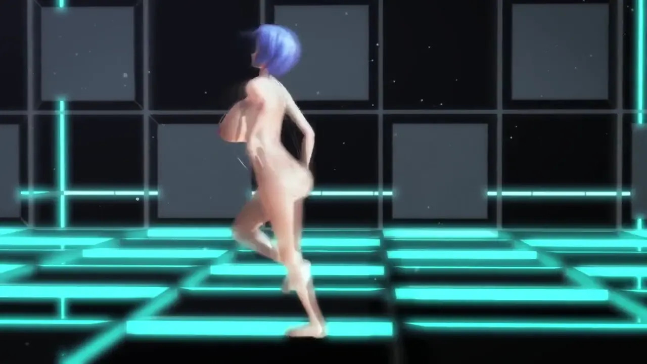 Rei Ayanami's sexy dance