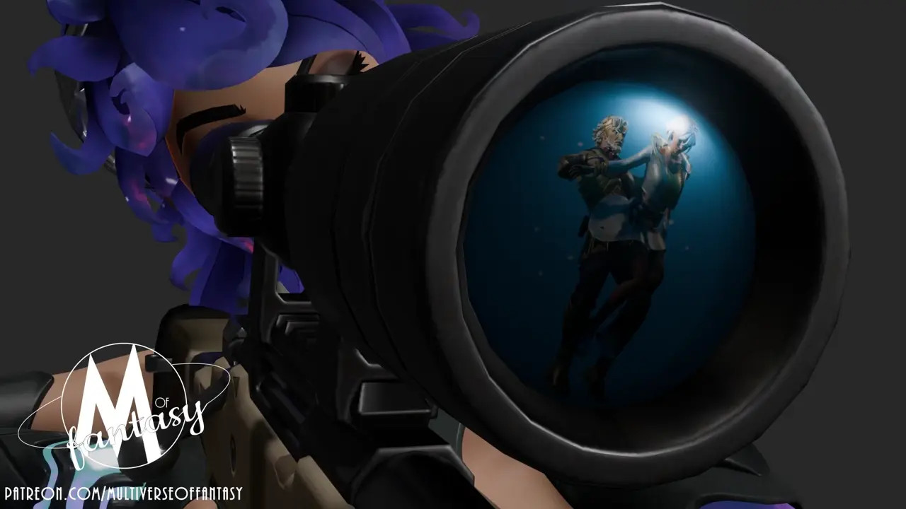 Artemis Peeping on the Hunt