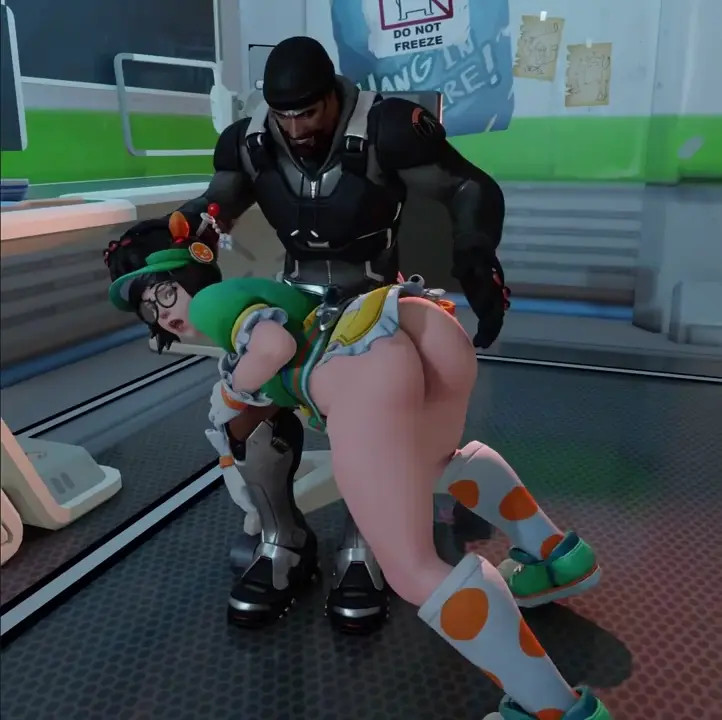 Mei spanked by Reaper
