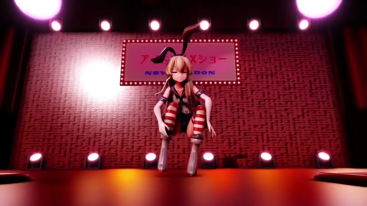 Shimakaze - Masked BitcH [MMD R18] Norenore