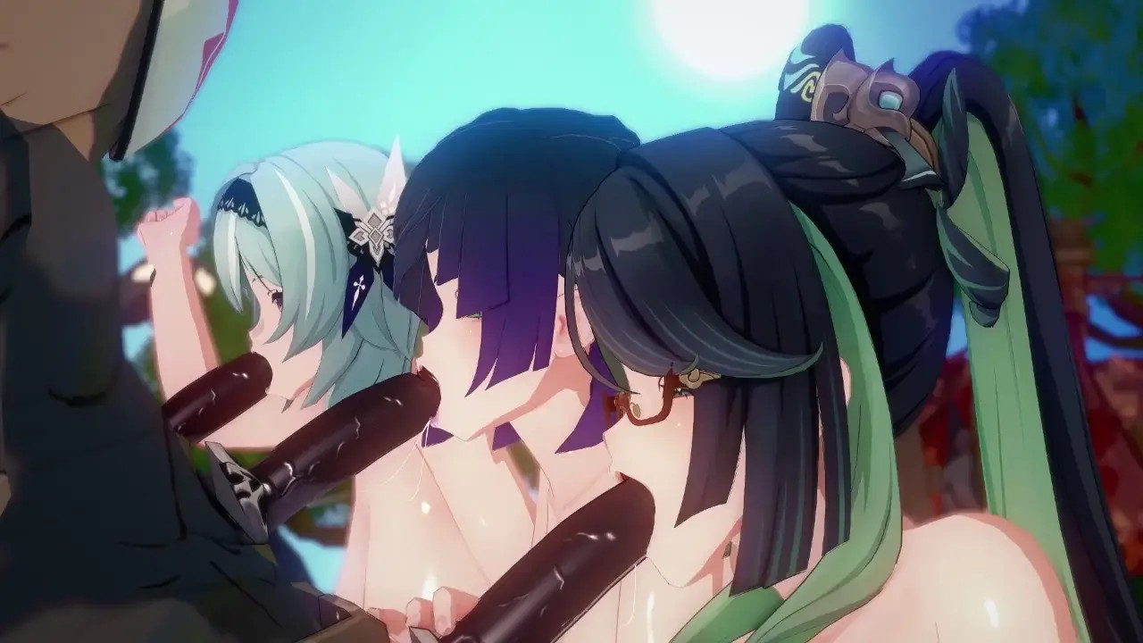 Eula, xianyun, and yelan got fucked by hilichurl