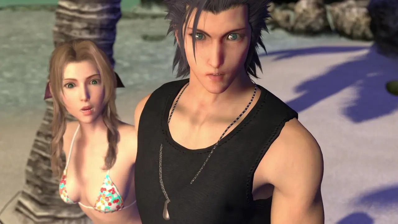 Aerith reminds Zack who he is dating