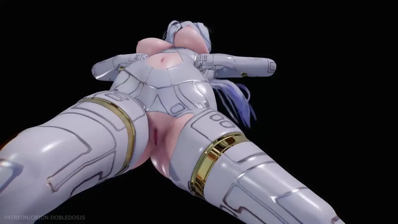 HAKU White Digital Suit - Bass Knight R-18 (HD) Low Camera Angle