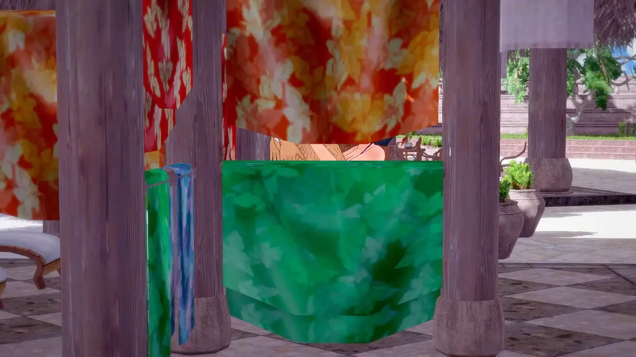 Sexy bikini girl Naoha forced to make out at the pool