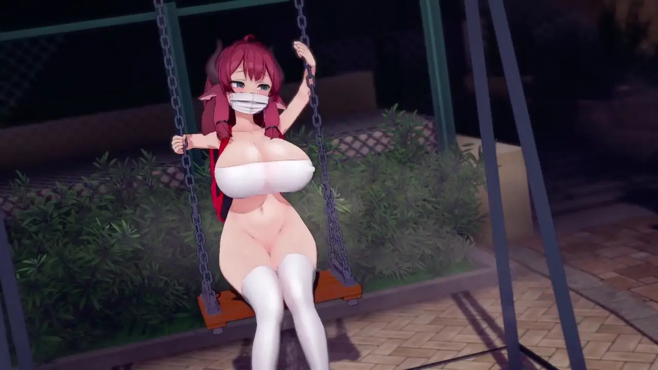 Goat-chan at the park