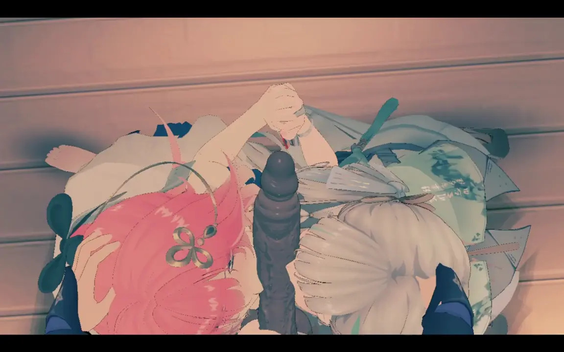 jinxi and changli give Scaramouche a blow job