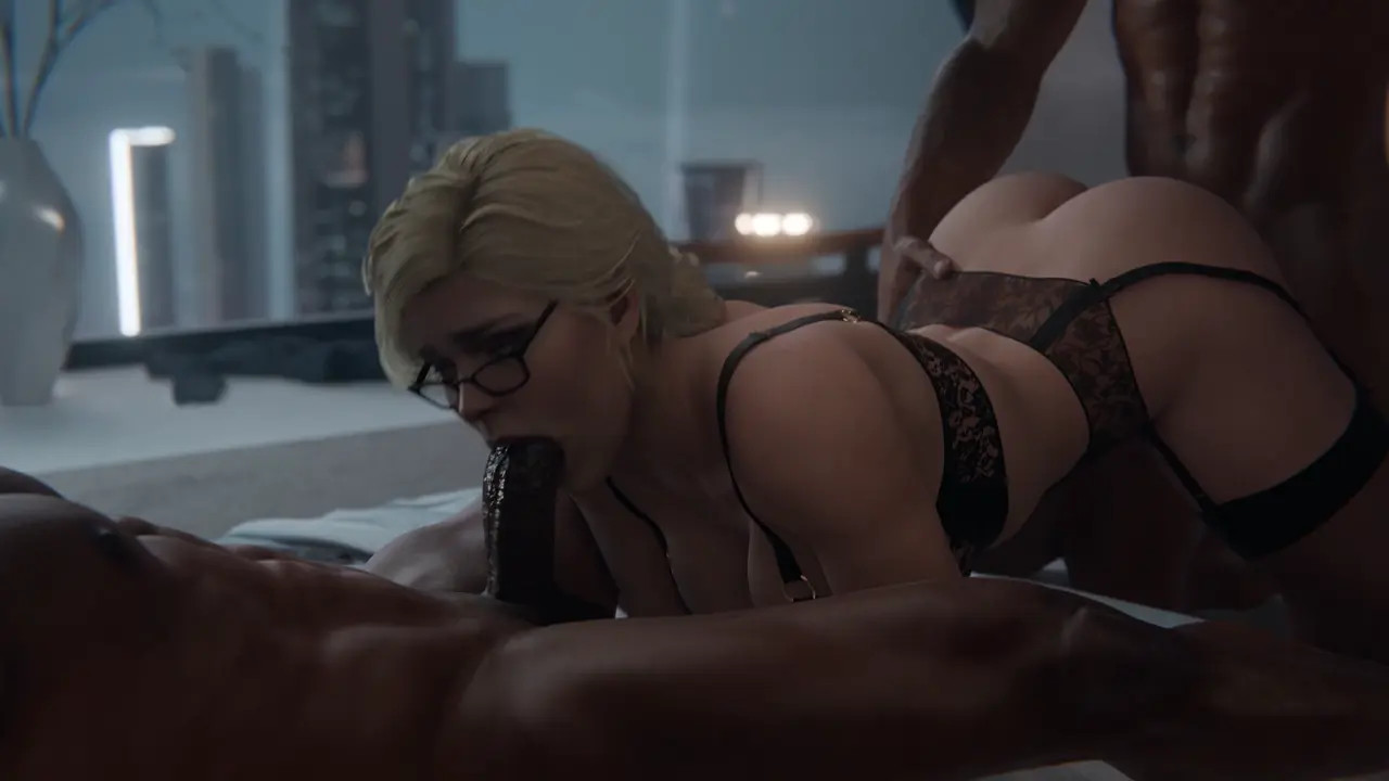 Karen Starr Spitroast [Blacked][Madruga3D]