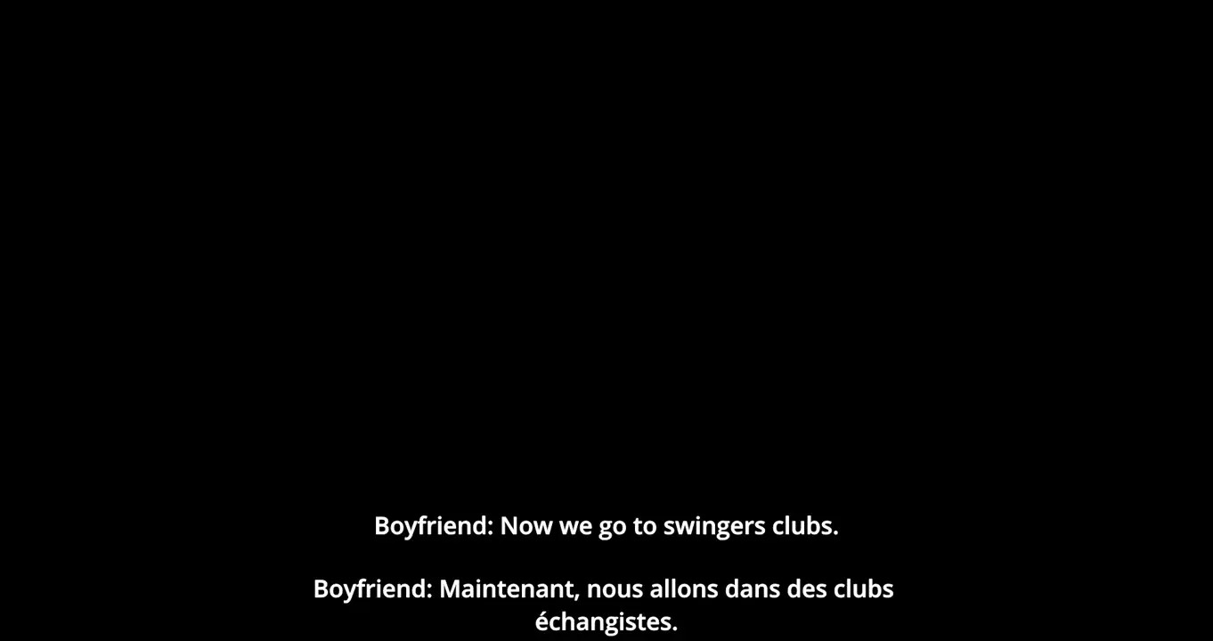 A couple goes to a swingers' club