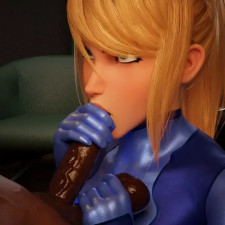 Samus Sucks black cock~! [JPBtos]
