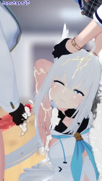 [Suzutaro3D] Fubuki Ear Fuck Bukake