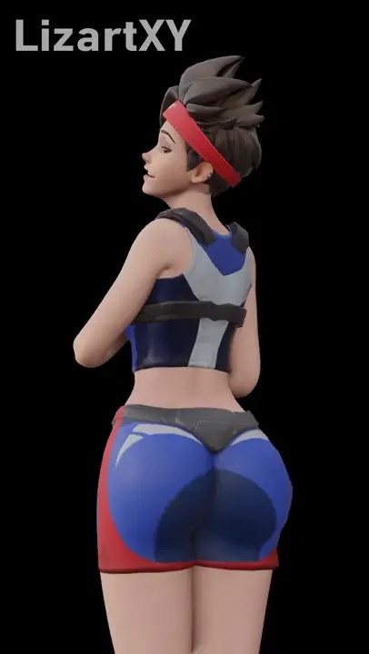 Tracer twerking Dance 1